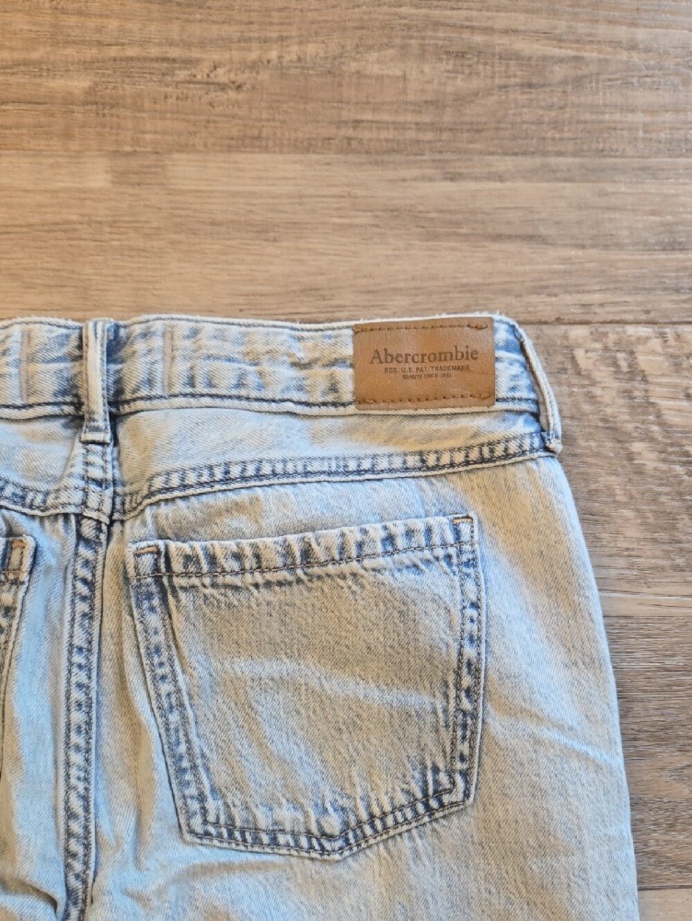abercrombie kids Light Blue Low Rise Baggy Girls Jeans - So Soft! - Picture 5 of 5